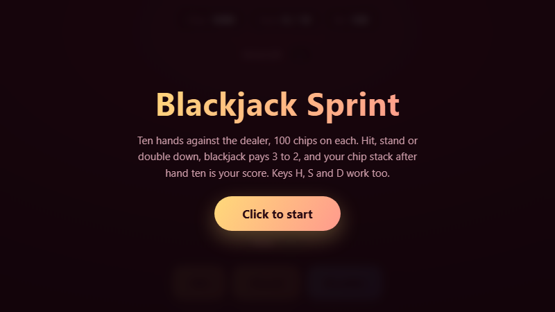 Blackjack Sprint