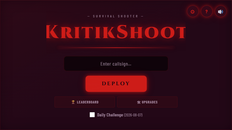 Kritik Shoot