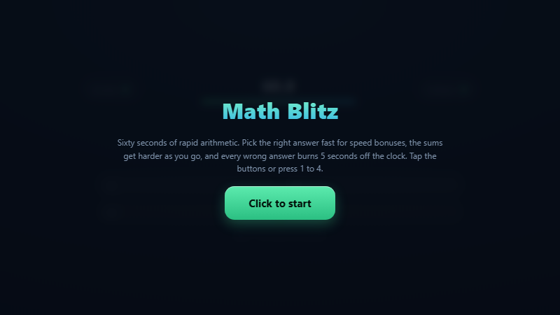 Math Blitz